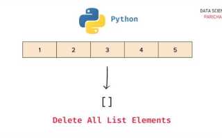 Как удалить определенный элемент списка python