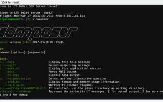 Как установить composer php