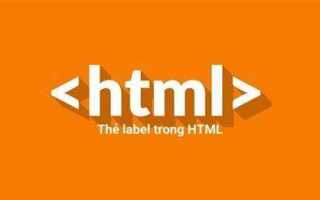Что такое label в html