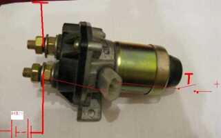 Как подключить массу на камаз через кнопку схема