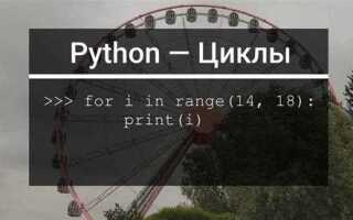 Какой оператор используется в python для прерывания цикла