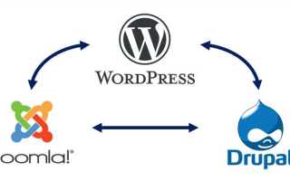 Что лучше wordpress или joomla или drupal