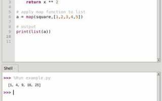 Как работает map python