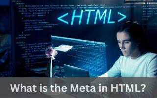 Что такое meta в html