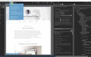 Как из html сделать wp template pinegrow
