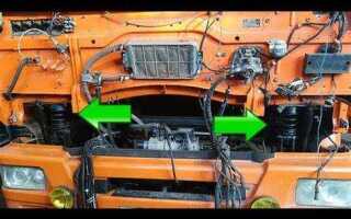 Как поднять кабину камаз 65115