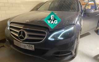 Где выбит номер двигателя 276 mercedes e300