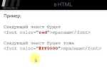 Как изменить позицию текста в html