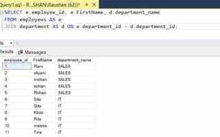 Для чего в sql используются aliases
