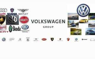 Какие марки машин принадлежат volkswagen group