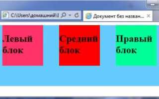 Как переместить объект в html