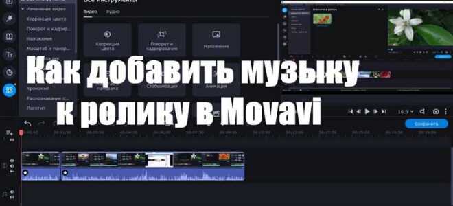 Как добавить музыку в movavi видеоредактор