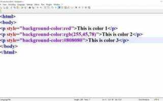 Как поставить картинку на фон в html