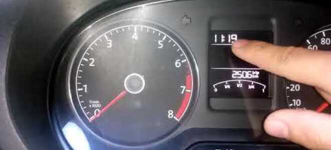 Как менять часы в volkswagen polo