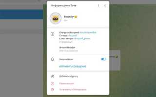 Как записать видео сообщение в telegram
