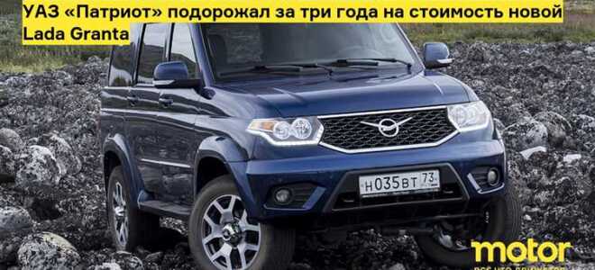 Сколько стоит уаз патриот на автомате