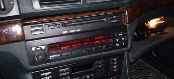 Как снять business cd bmw e53