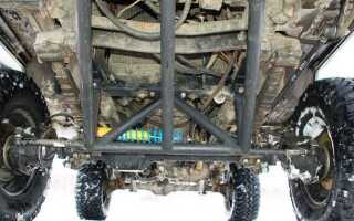 Как сделать широкий мост на уаз