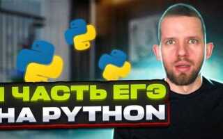 Как решать егэ по информатике на python