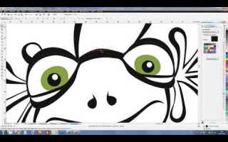Как создать красивый векторный портрет в coreldraw