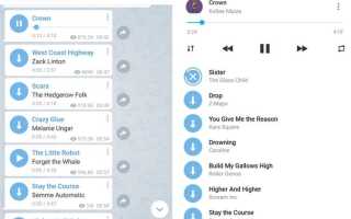 Как искать музыку в telegram
