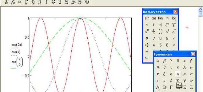 Как в mathcad построить график с условием