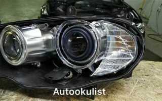 Как снять стекло с фары bmw e70