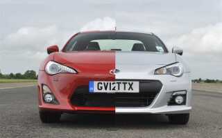 Почему toyota gt86 похожа на subaru brz