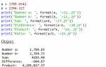Что такое format в python
