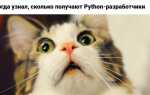 Почему за python так много платят