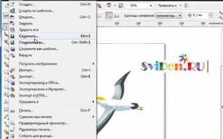 Как сохранить coreldraw в старой версии