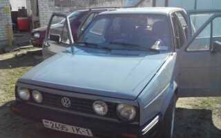 Сколько весит volkswagen golf 2