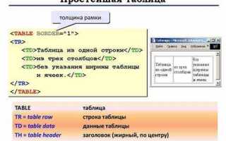 Как сделать заголовок таблицы слева в html