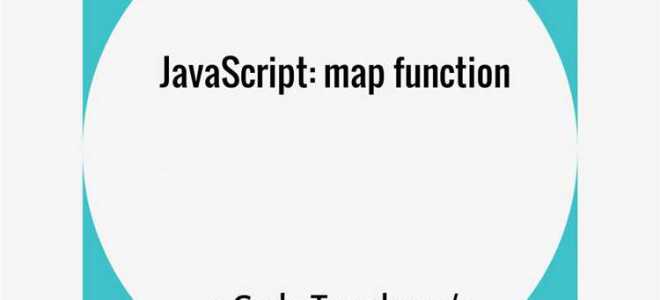 Что такое map в javascript