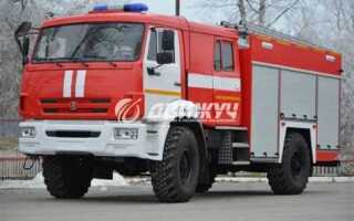 Сколько кубов воды в пожарной машине камаз
