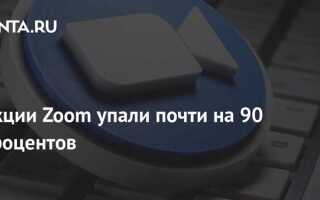 Почему падает zoom акции