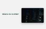 Что такое hr в html