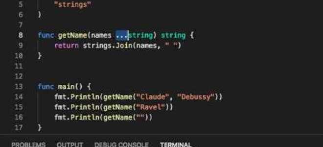 Как дебажить в visual studio code golang