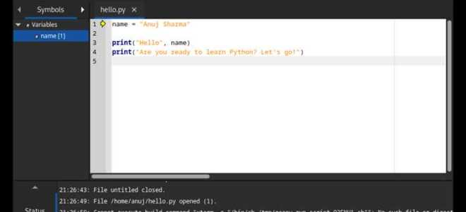 Как настроить geany под python