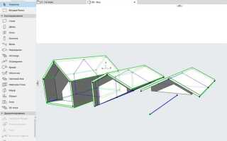 Как разделить стену в archicad