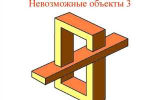 Что называют невозможной фигурой в autocad