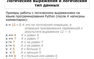 Какие из приведенных утверждений являются ложными python