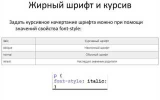 Как убрать жирный шрифт в html