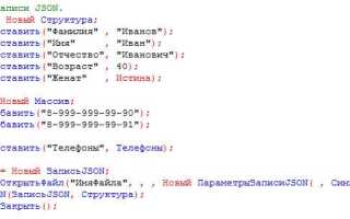 Как json перевести в html