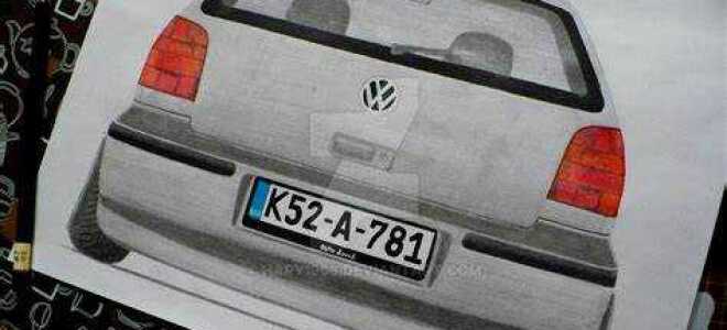 Как нарисовать volkswagen поло просто