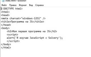 Что писать на javascript