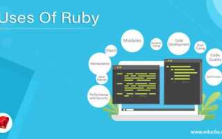 Для чего используется ruby