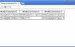 Что такое td в html