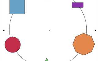 Как в coreldraw определить центр окружности