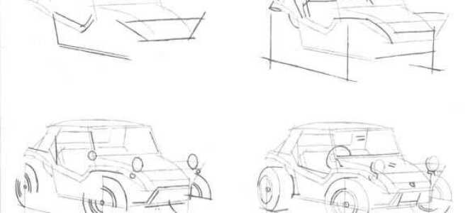 Как нарисовать уаз 469